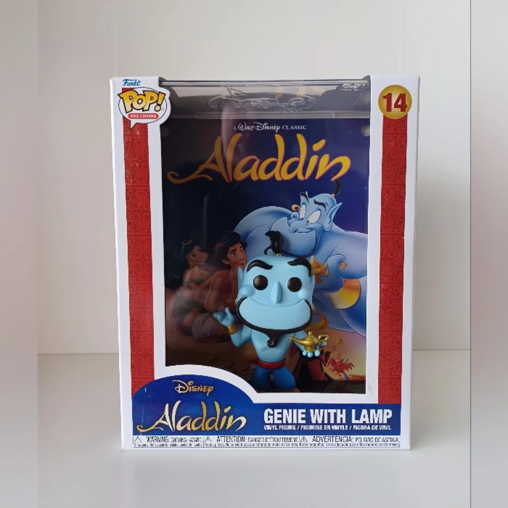 Disney Genie With Lamp From Aladdin 14 VHS Cover Funko Pop‎ Toy Collectible